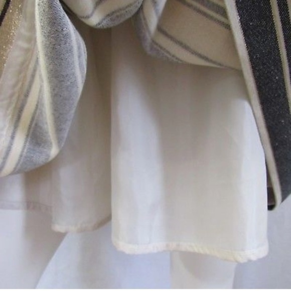 J.Crew Fit and Flare Metallic Stripe Dress holiday - Picture 8 of 8